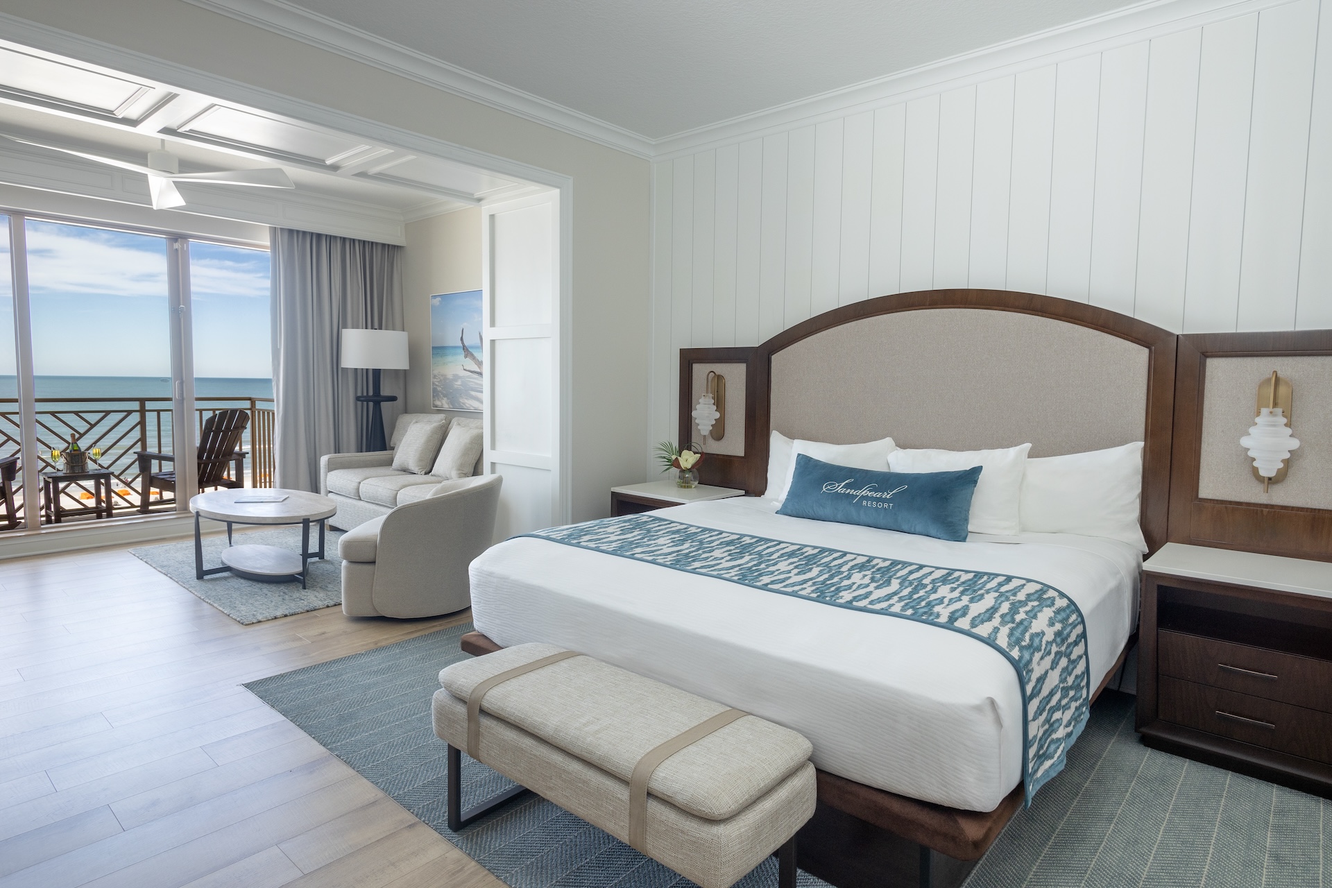 Beautifully renovated modern hotel room